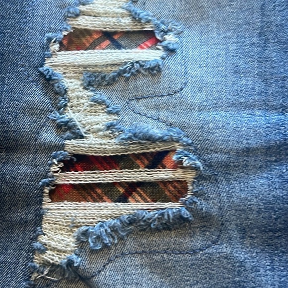 Grace & lace distressed patch jeans size 16 - Picture 6 of 7